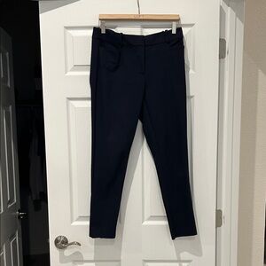 LOFT Dark Navy Cropped Slim Ankle Pants